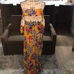 Off the shoulder maxi dress